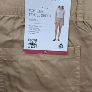 Tencel Women's Tan Shorts